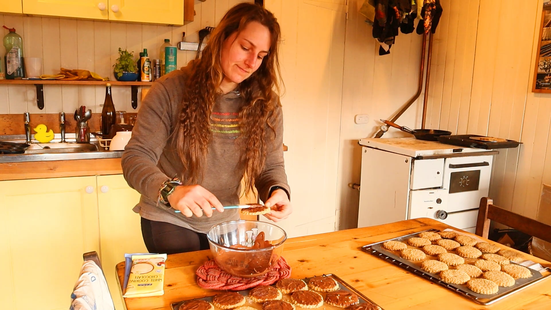 Making Chocolate Digestives